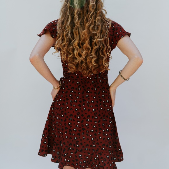 Wild Heart Wrap Dress - NWT - Picture 3 of 5